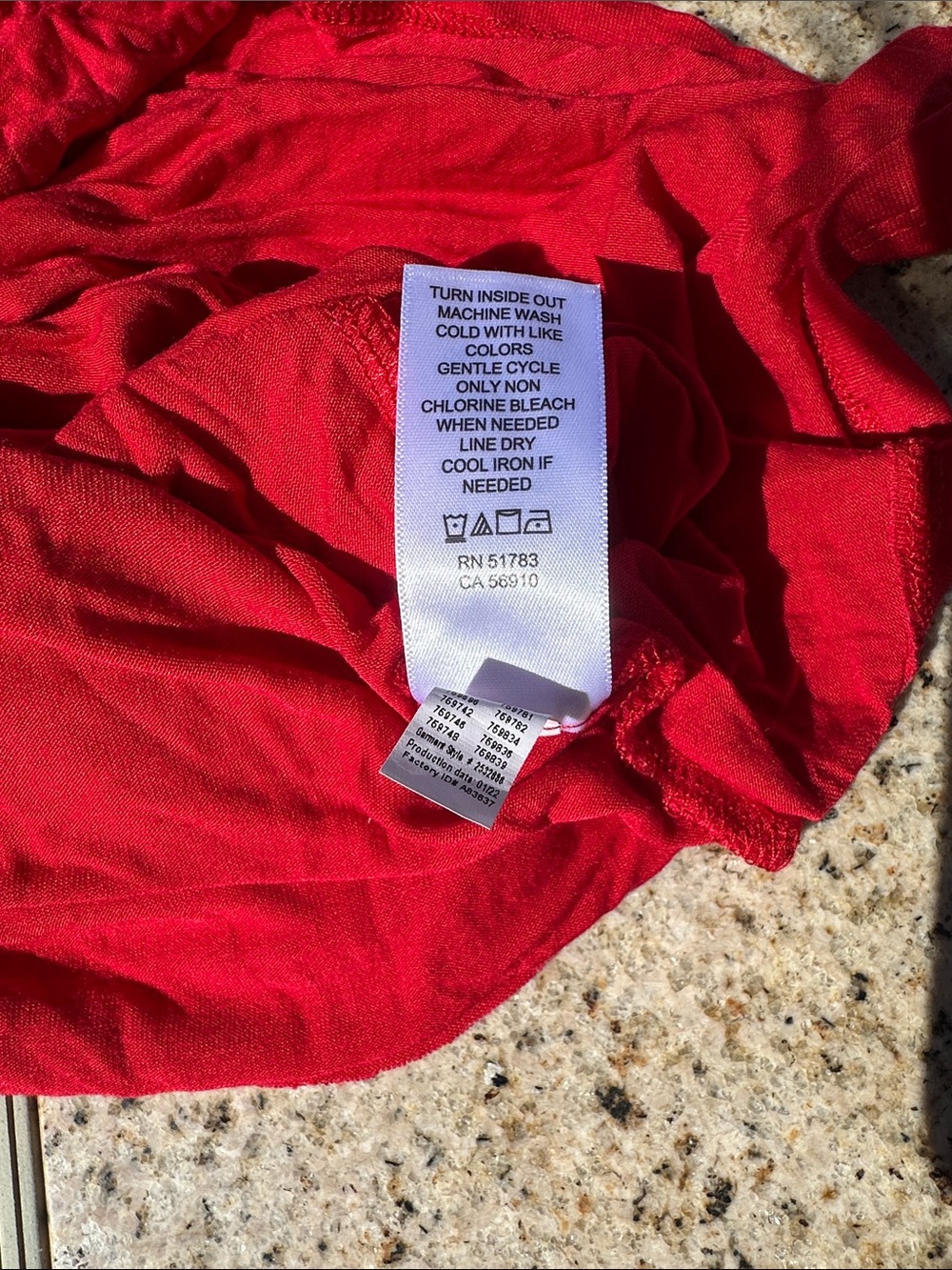 Maurices Red Crochet Yoke Tank - Picture 4 of 6